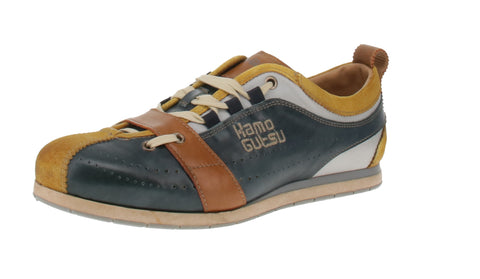 Kamo-Gutsu TIFO-017 - Herren Freizeitschuhe - Giallo-Navy