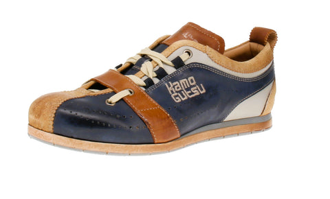 Kamo Gutsu TIFO-017 - Herren Freizeitschuhe - Mustard-Navy