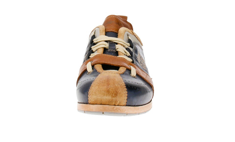 Kamo Gutsu TIFO-017 - Herren Freizeitschuhe - Mustard-Navy