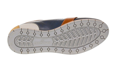Kamo Gutsu TIFO-017 - Herren Freizeitschuhe - Mustard-Navy