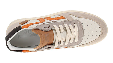 Kamo-Gutsu Campo-048 - Herren Schuhe Sneaker - Beige-Arancio