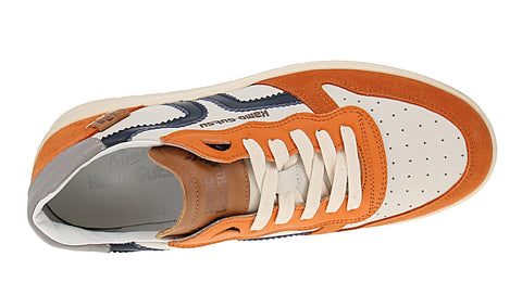 Kamo-Gutsu Campo-048 - Herren Schuhe Sneaker - Arancio-Denim
