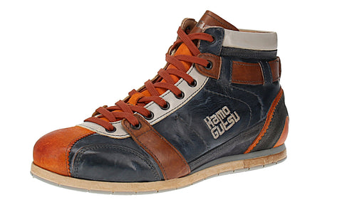 Kamo-Gutsu Tifo-112 - Herren Schuhe Sneaker - Arancio-Blu