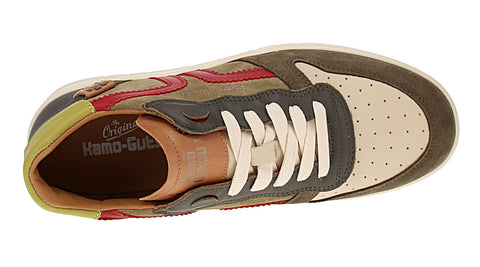Kamo-Gutsu Campo-048 - Herren Schuhe Sneaker - Musgo-Papavero