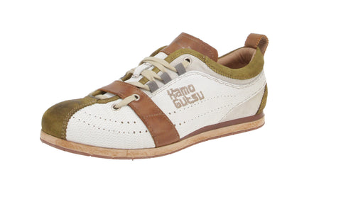 Kamo-Gutsu TIFO-017 - Herren Schuhe Freizeitschuhe - Olivo-Onda-Bianco