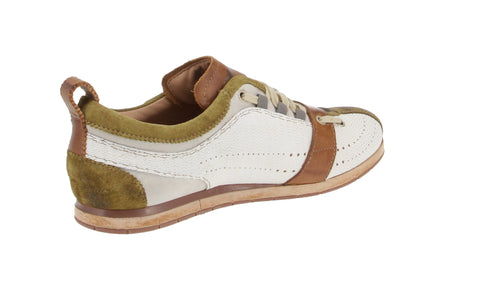 Kamo-Gutsu TIFO-017 - Herren Schuhe Freizeitschuhe - Olivo-Onda-Bianco